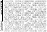 Sassy Line Quotes || Deco Sheet